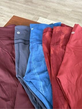 lululemon athletica leggings bundle - size 10/12
